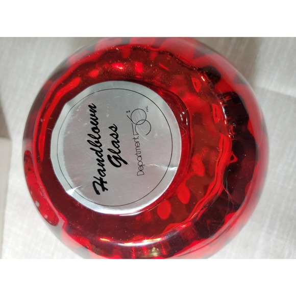 Vintage NIB Dept. 56 Mercury Glass Candle Votive - Picture 4 of 5